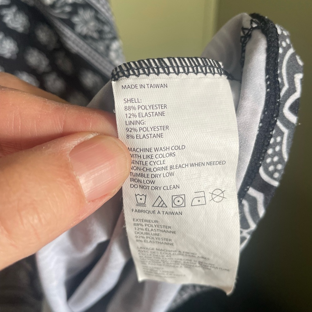 prAna Belladonna faux wrap dress Sz L - Picture 8 of 9